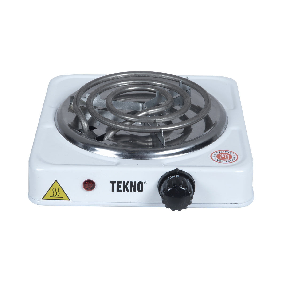 Tekno White Electric Burner 1 Burner - 1000w - TK 001