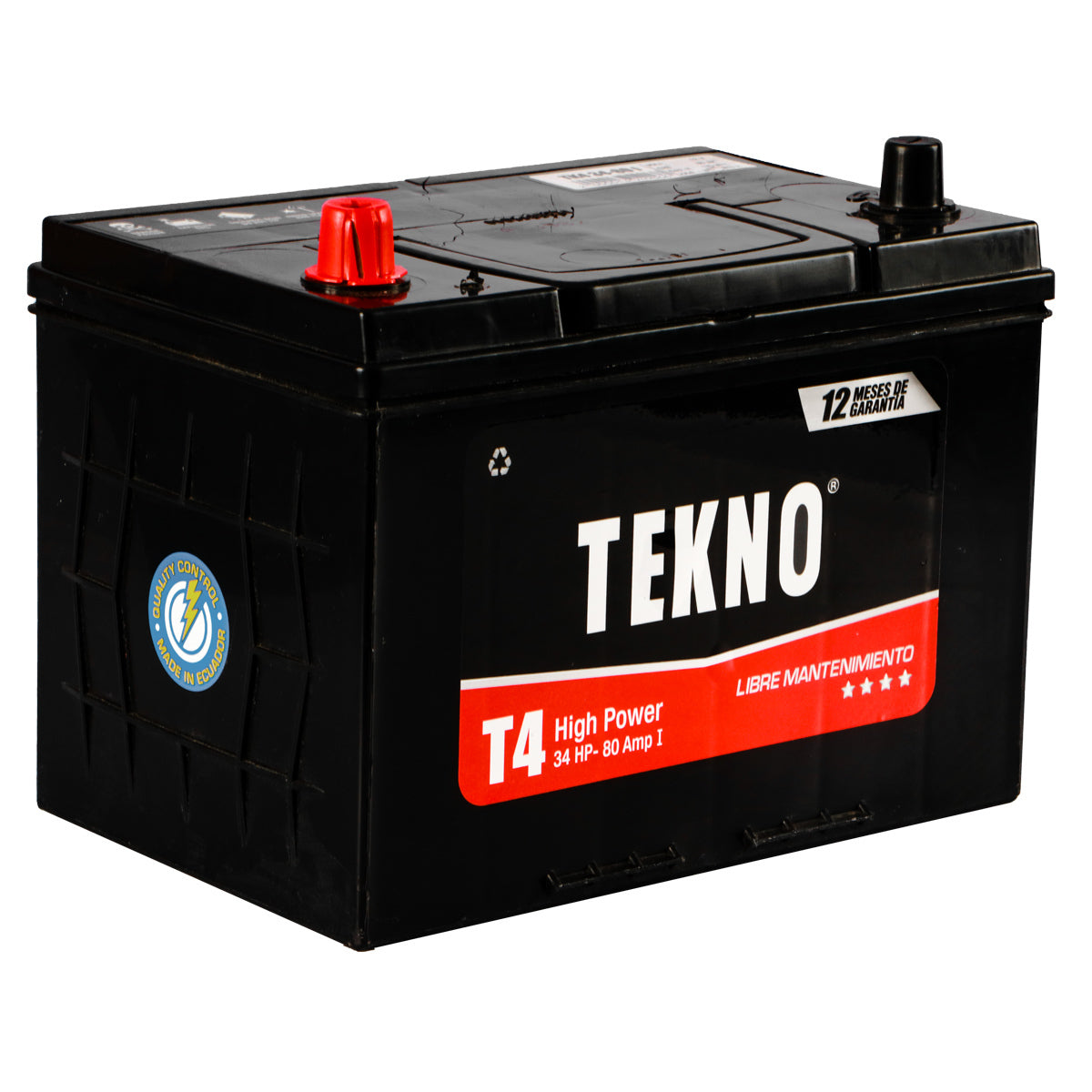 Tekno Battery for Car TK4 34-80 HP Reverse