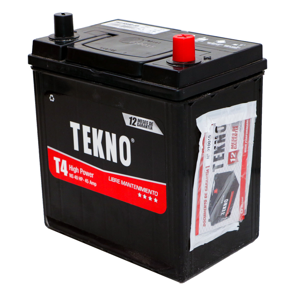 Tekno Battery for Car T4 NS40-45 FE F