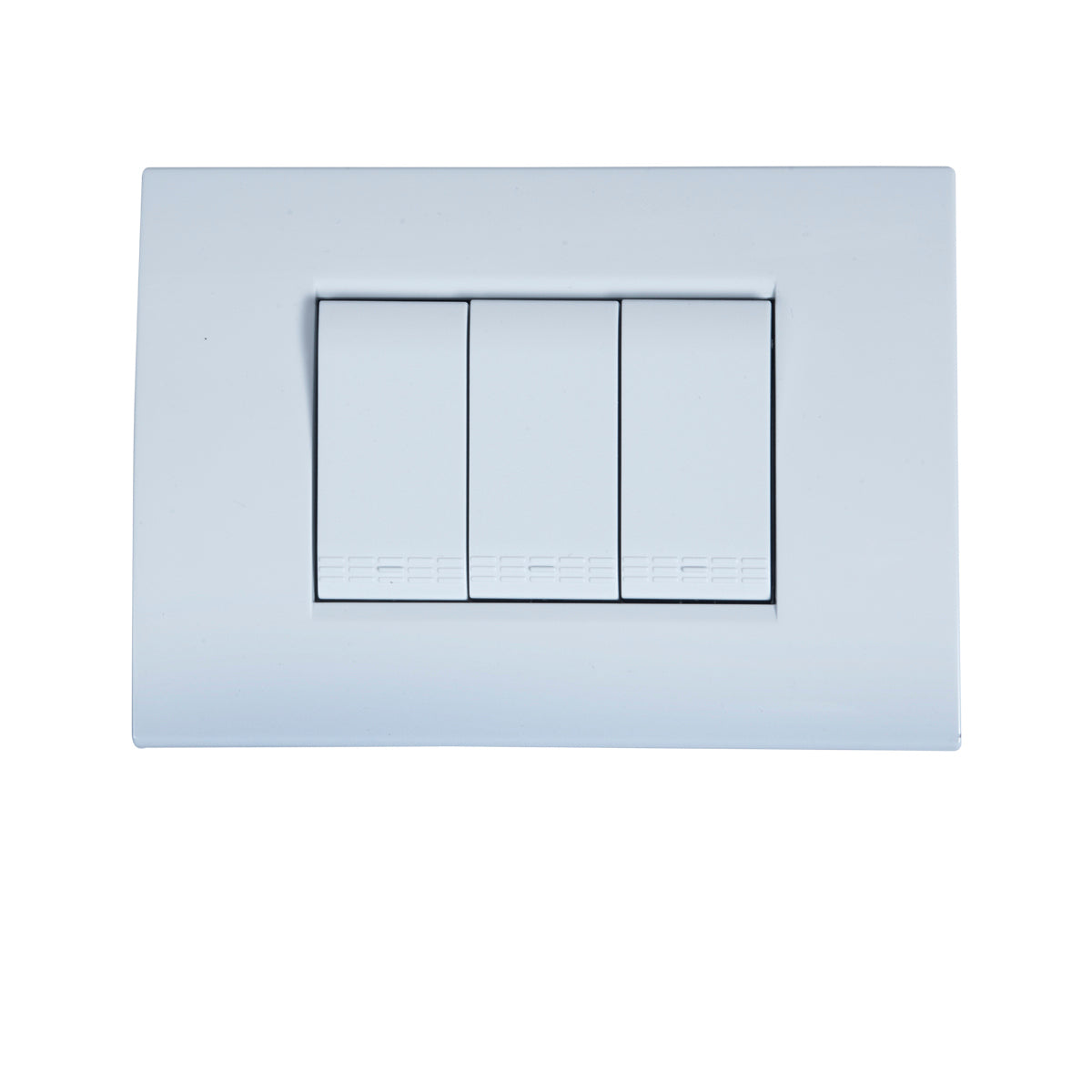 Tekno White Triple Switch