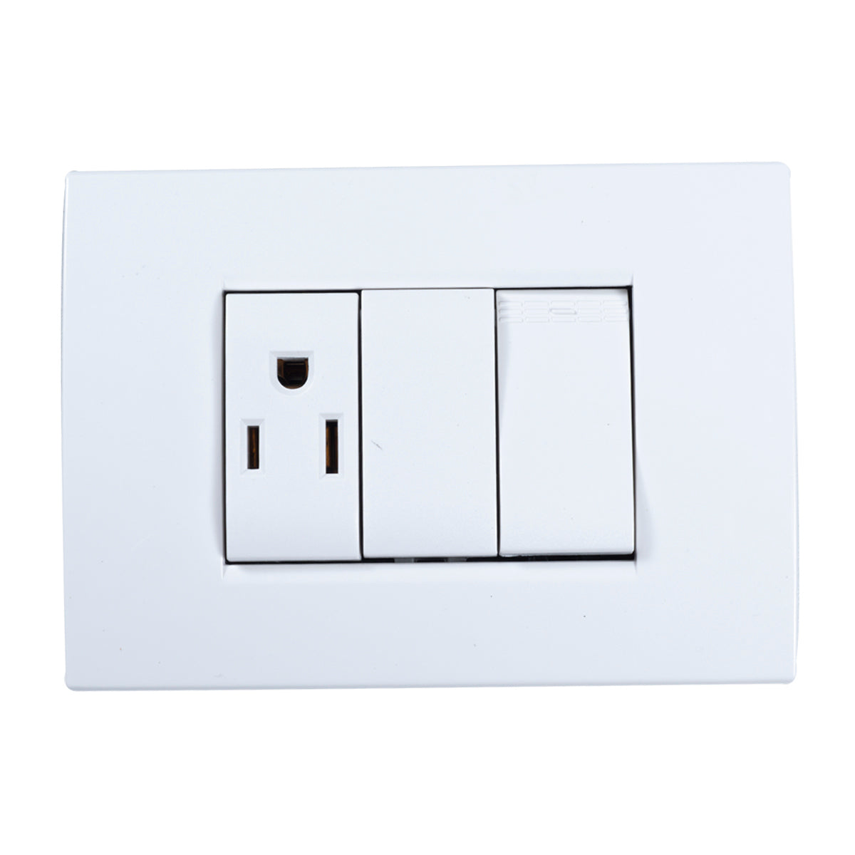 Tekno Ivory Tripolar Socket Switch
