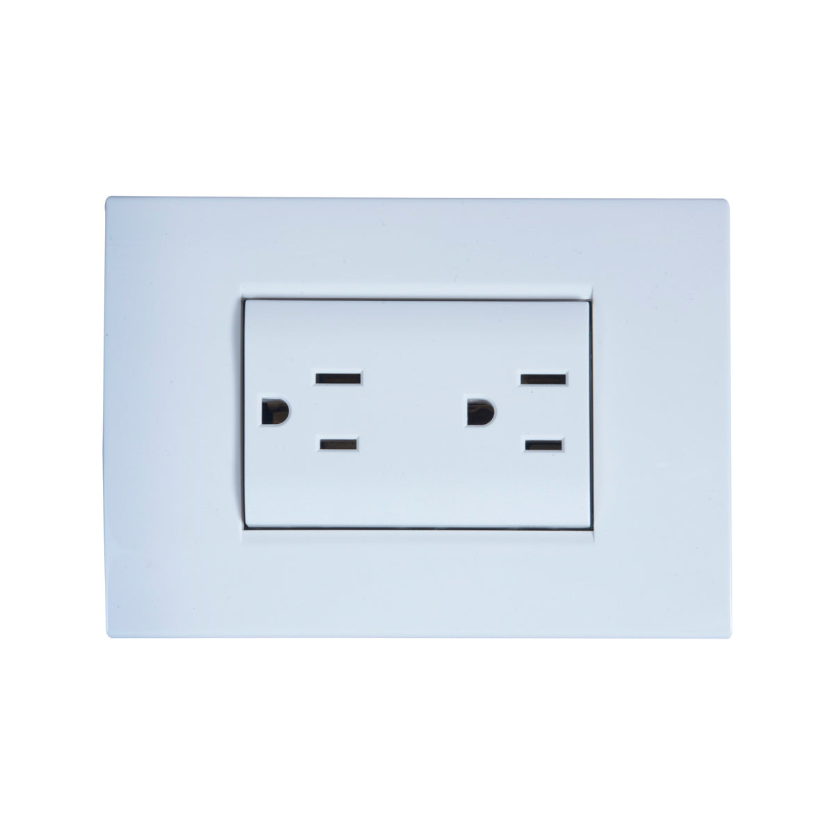 Tekno Double Polarized Ivory Outlet 15A 125V