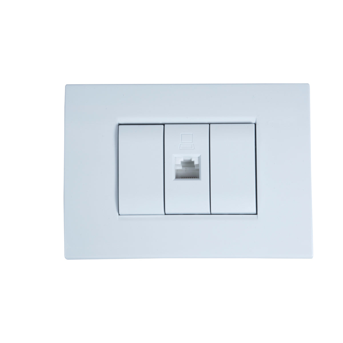 Tomacorriente LAN RJ45 Tekno Blanco