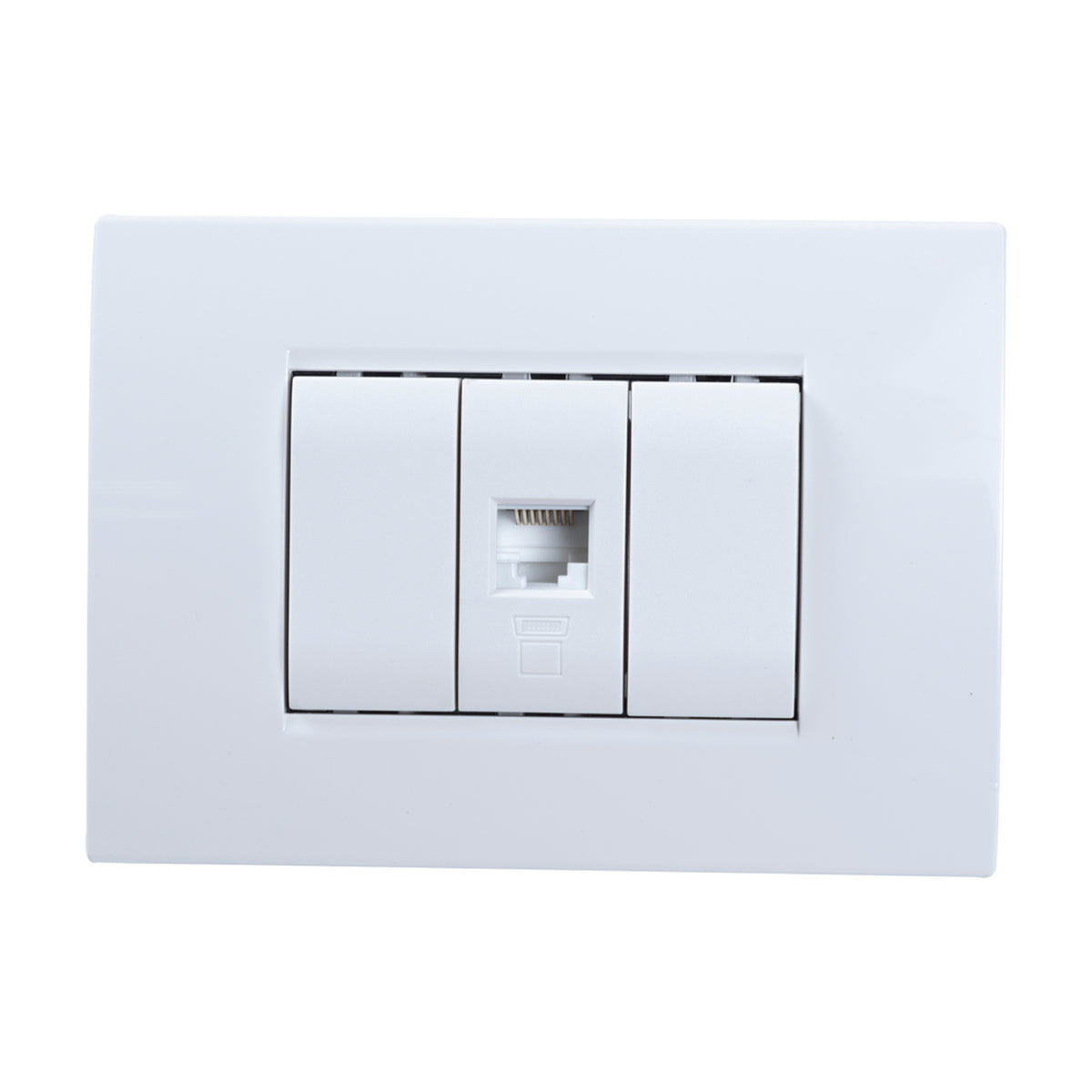 Tekno Ivory RJ45 LAN outlet