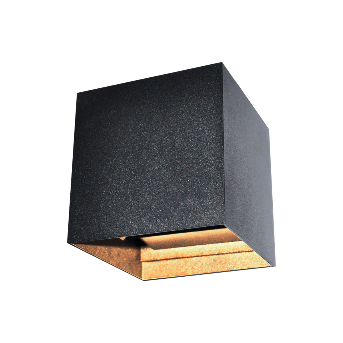 Tekno Black Cube Led Wall Light 2 Lights
