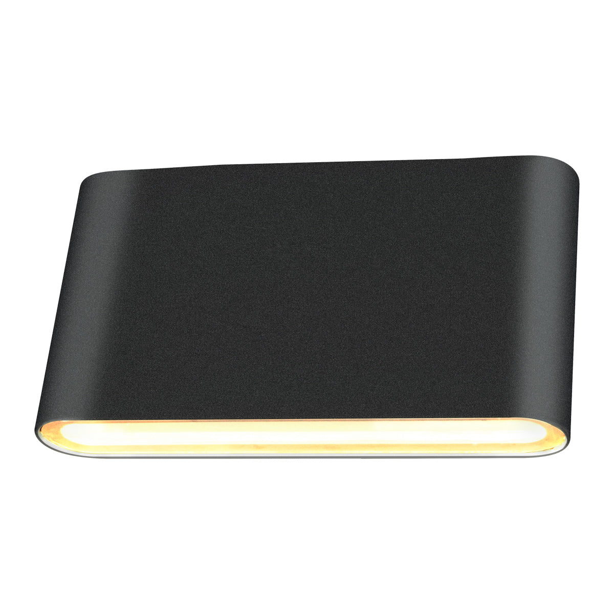 Tekno Slim Led Wall Light Black 2 Lights