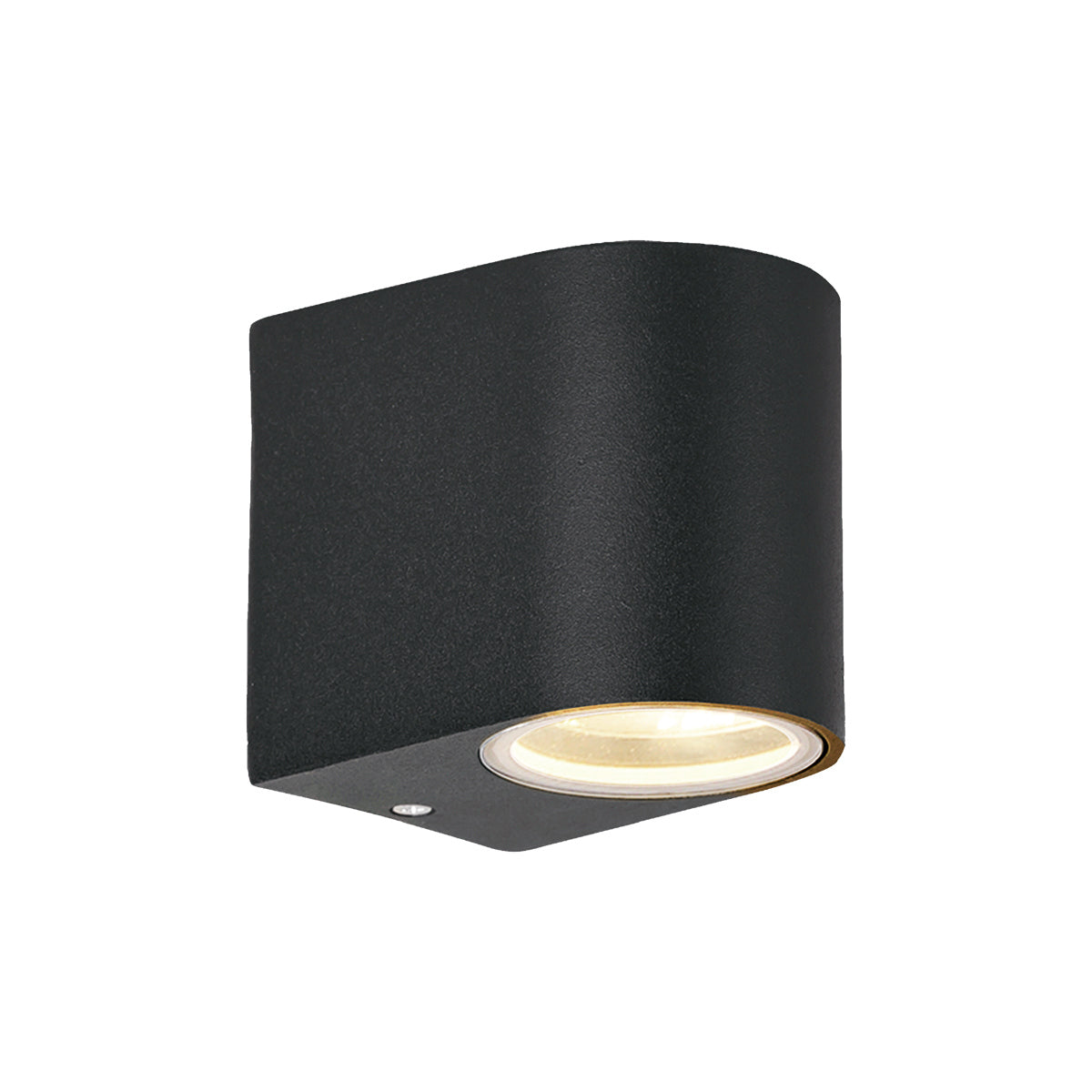 Black Cylindrical Tekno Led Wall Light 1 Light