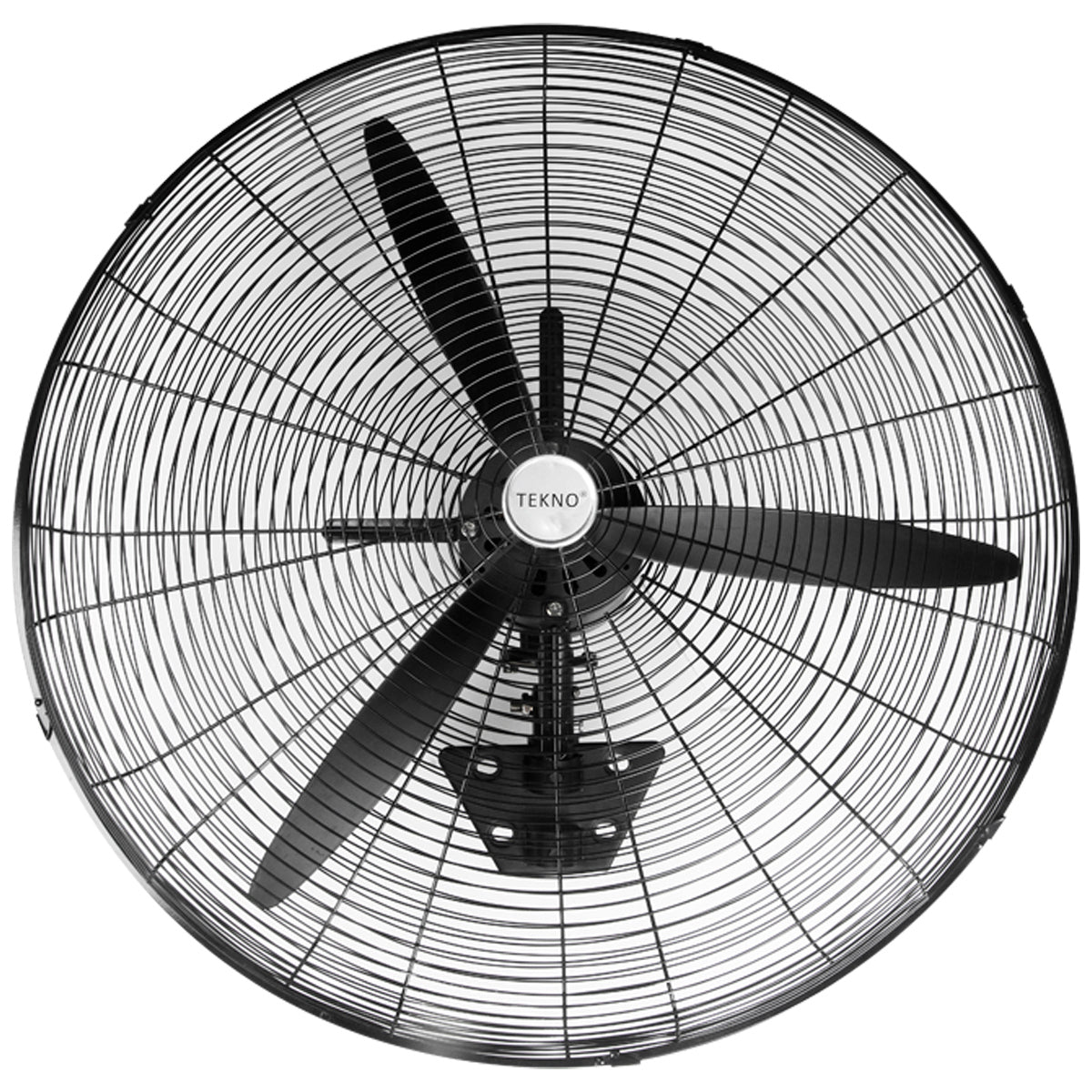 Tekno 230W 30” Industrial Wall Fan Black