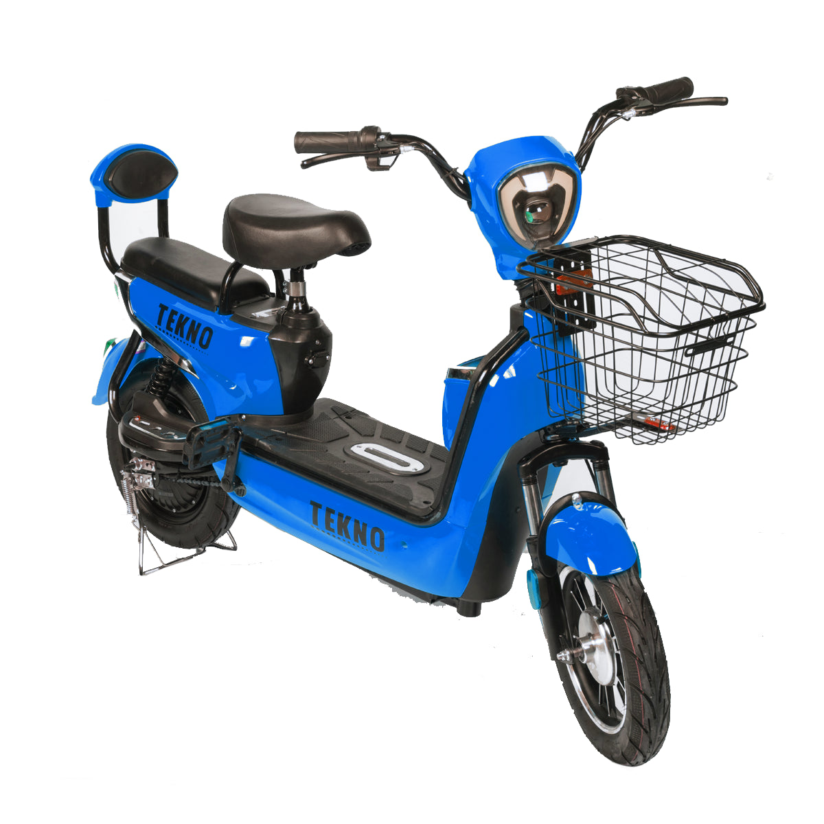 Tekno Electric Scooter with Pedals 500W Blue