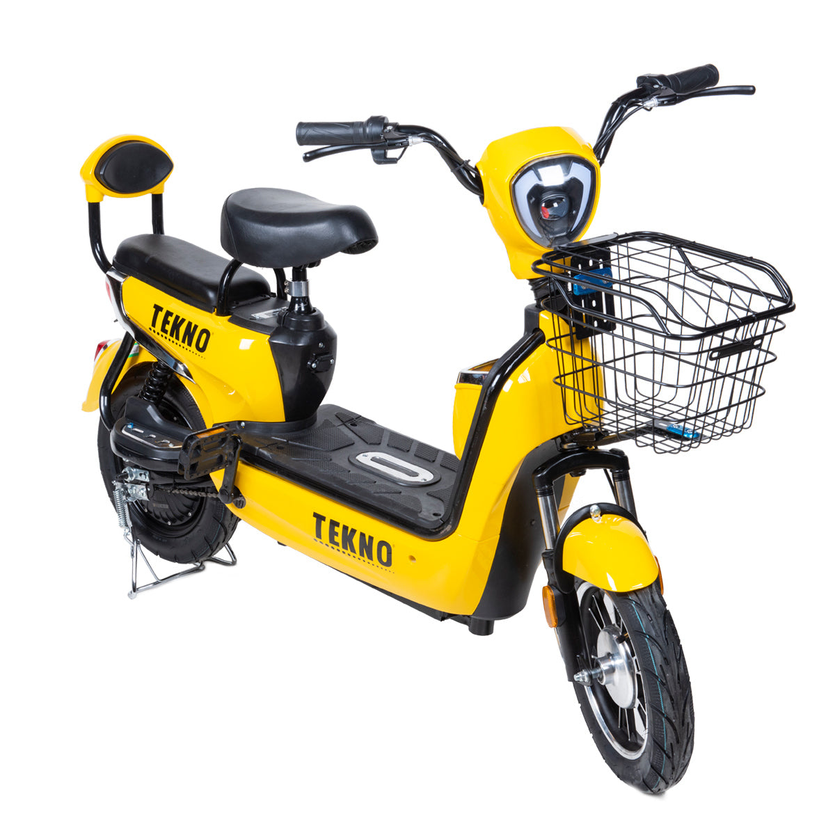 Tekno Electric Scooter with Pedals 500W Yellow