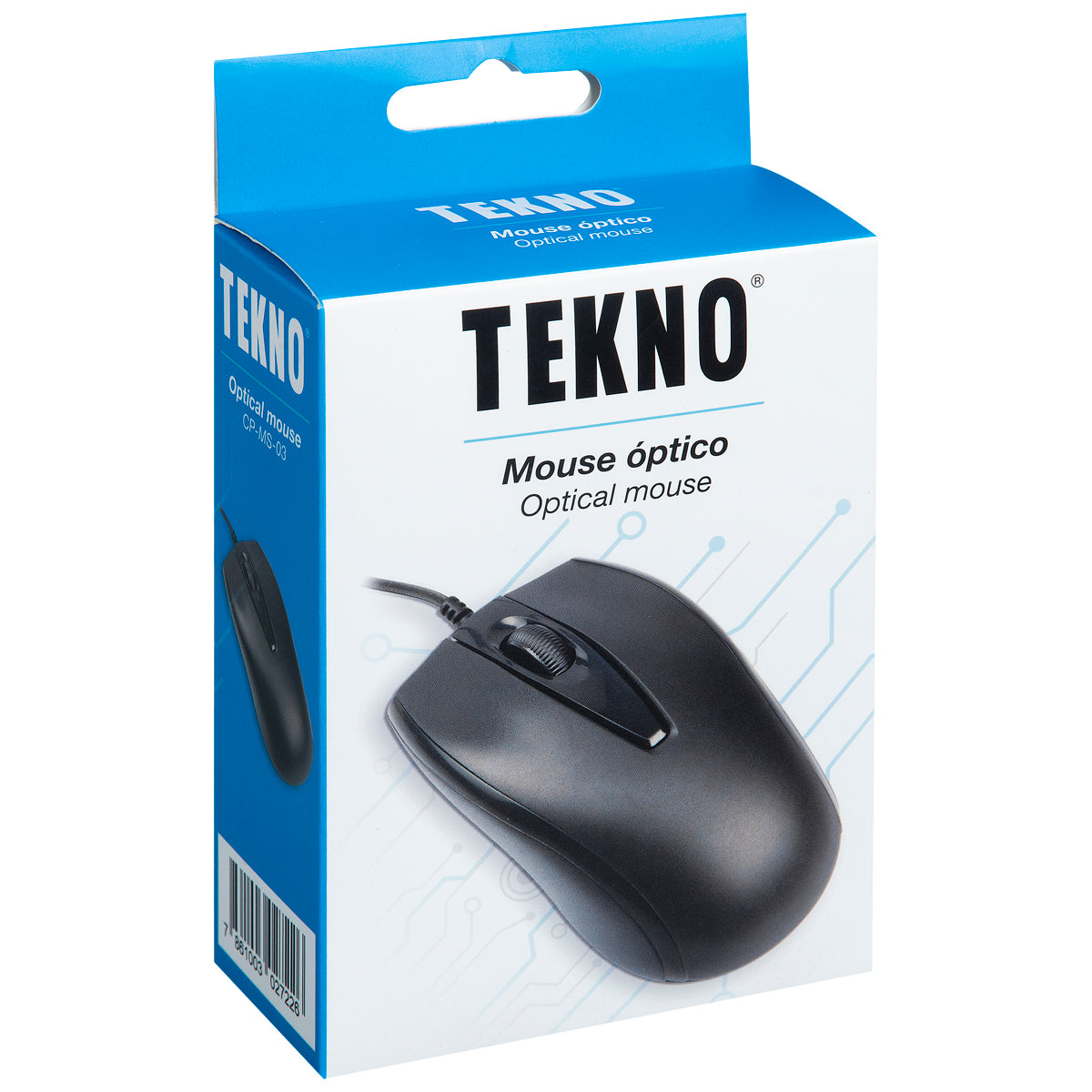 Tekno Black Optical Mouse
