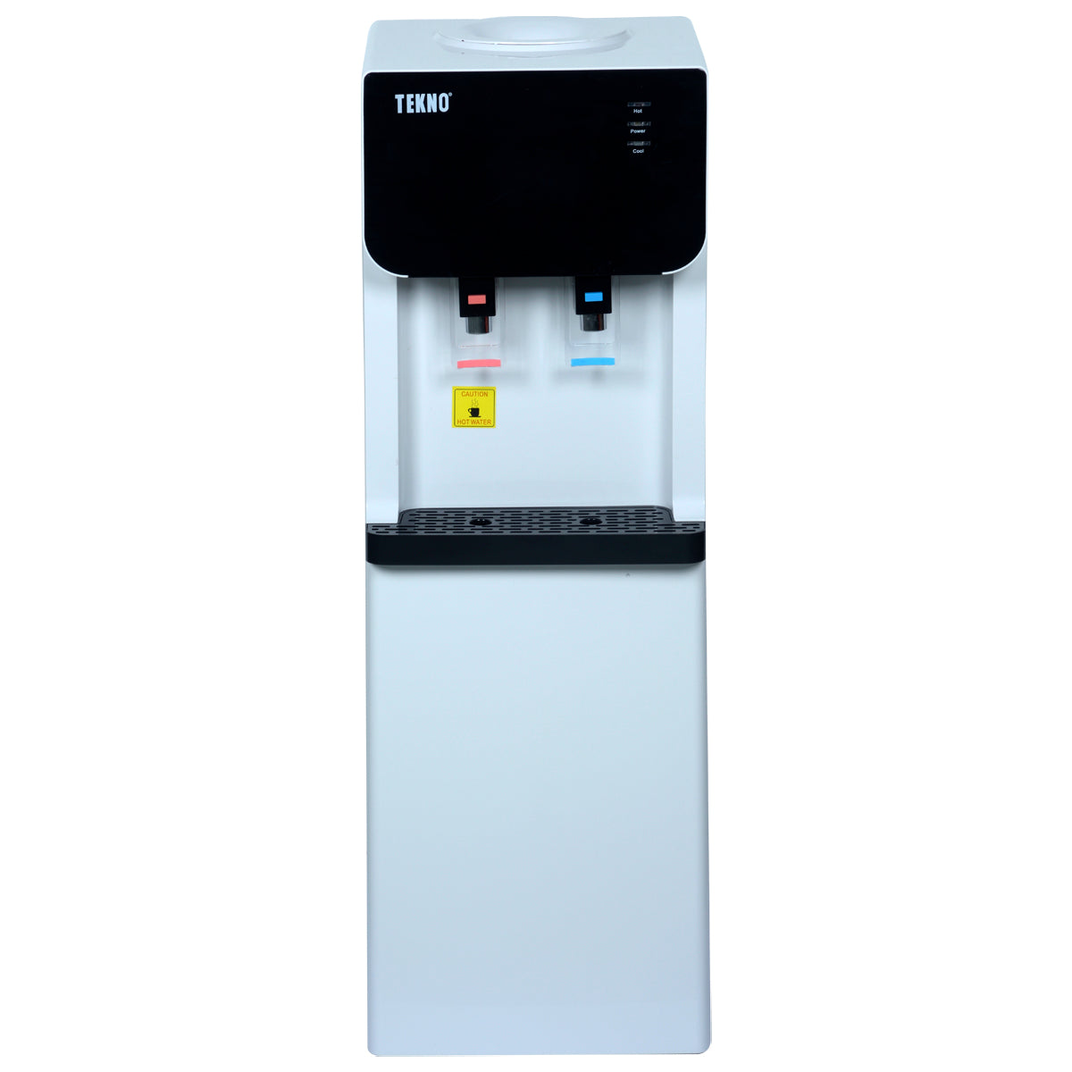 Dispensador de Agua Tekno para Piso Blanco con Negro