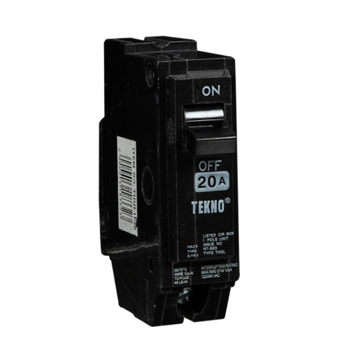 THQL Tekno 1 Pole Plug-in Breaker - 20A