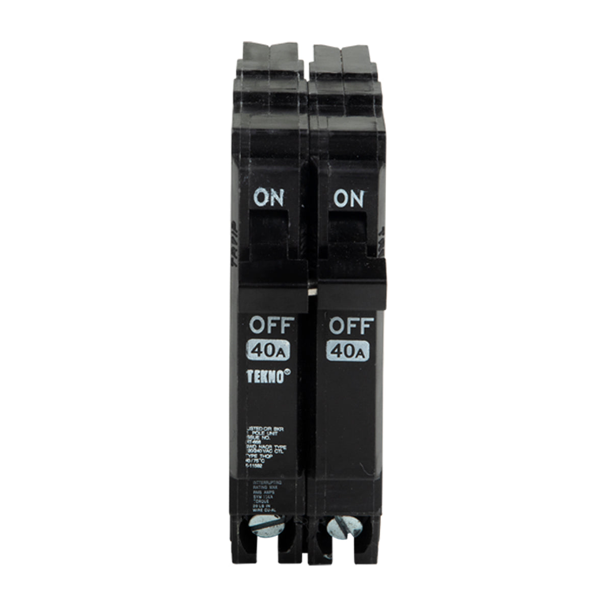 Breaker Plug TQP Tekno 2P 40A