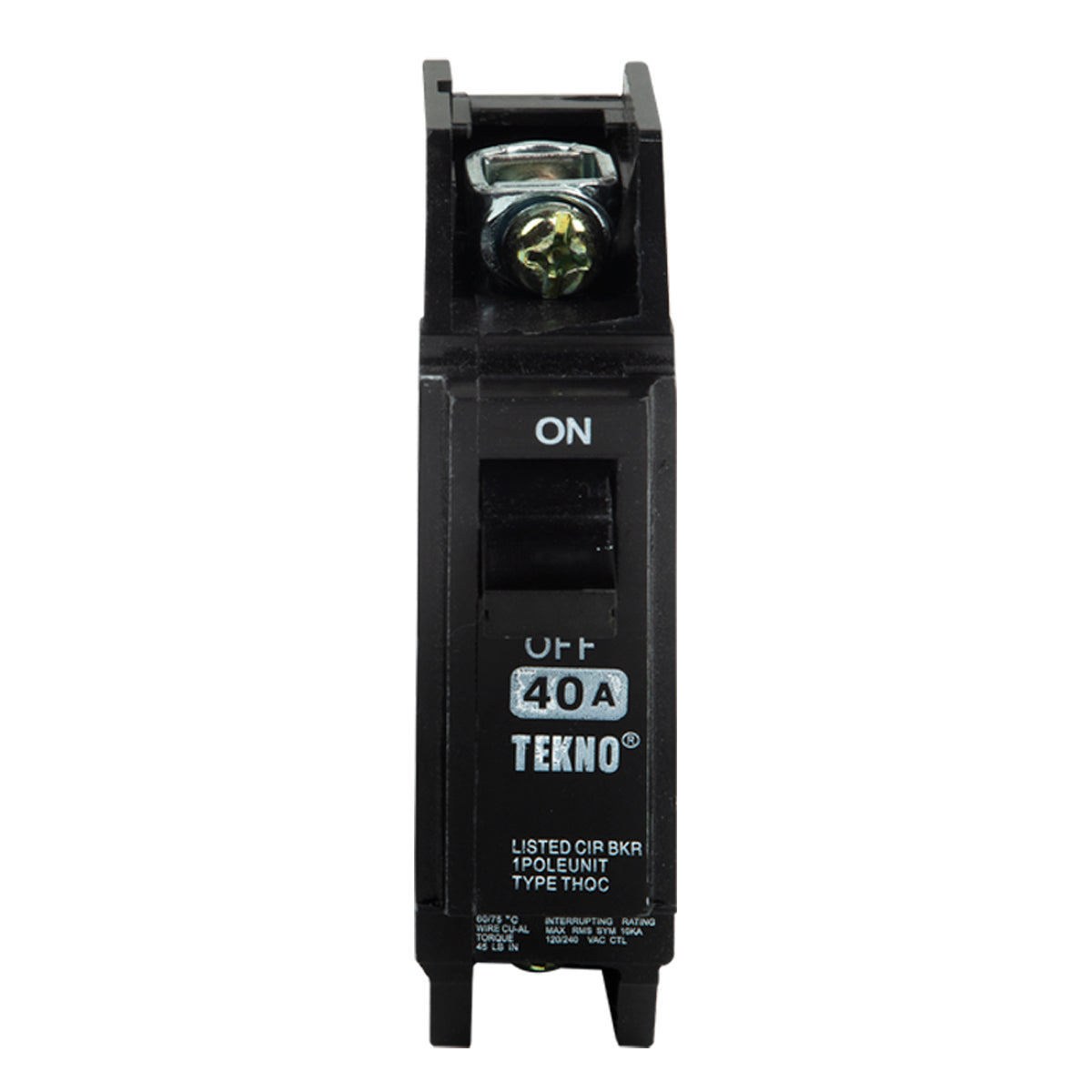 Tekno Overlay Breaker TQC with Headband 1 Pole 40 Amps
