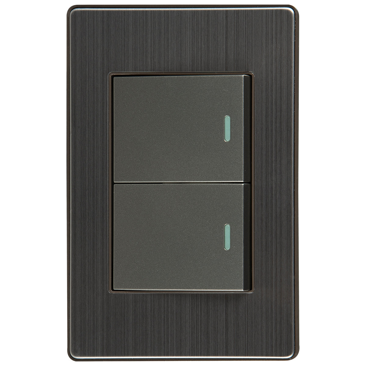 Tekno Double Stainless Steel Switch 2 Ways 15A 125V
