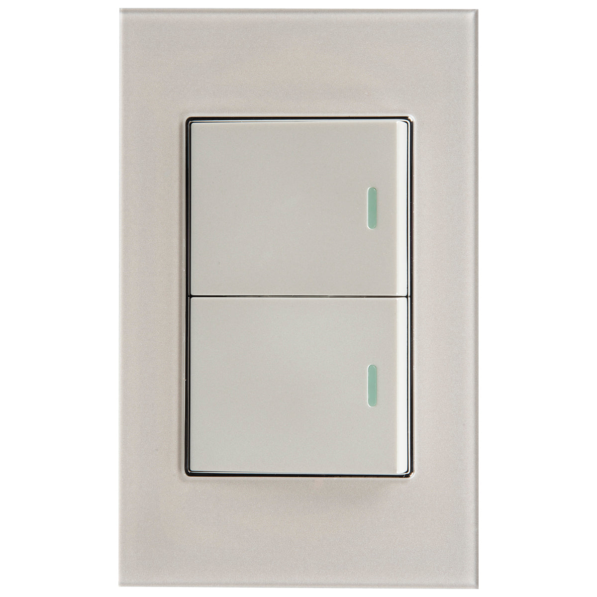 Tekno Double Acrylic Ivory Switch 2 Ways 15A 125V