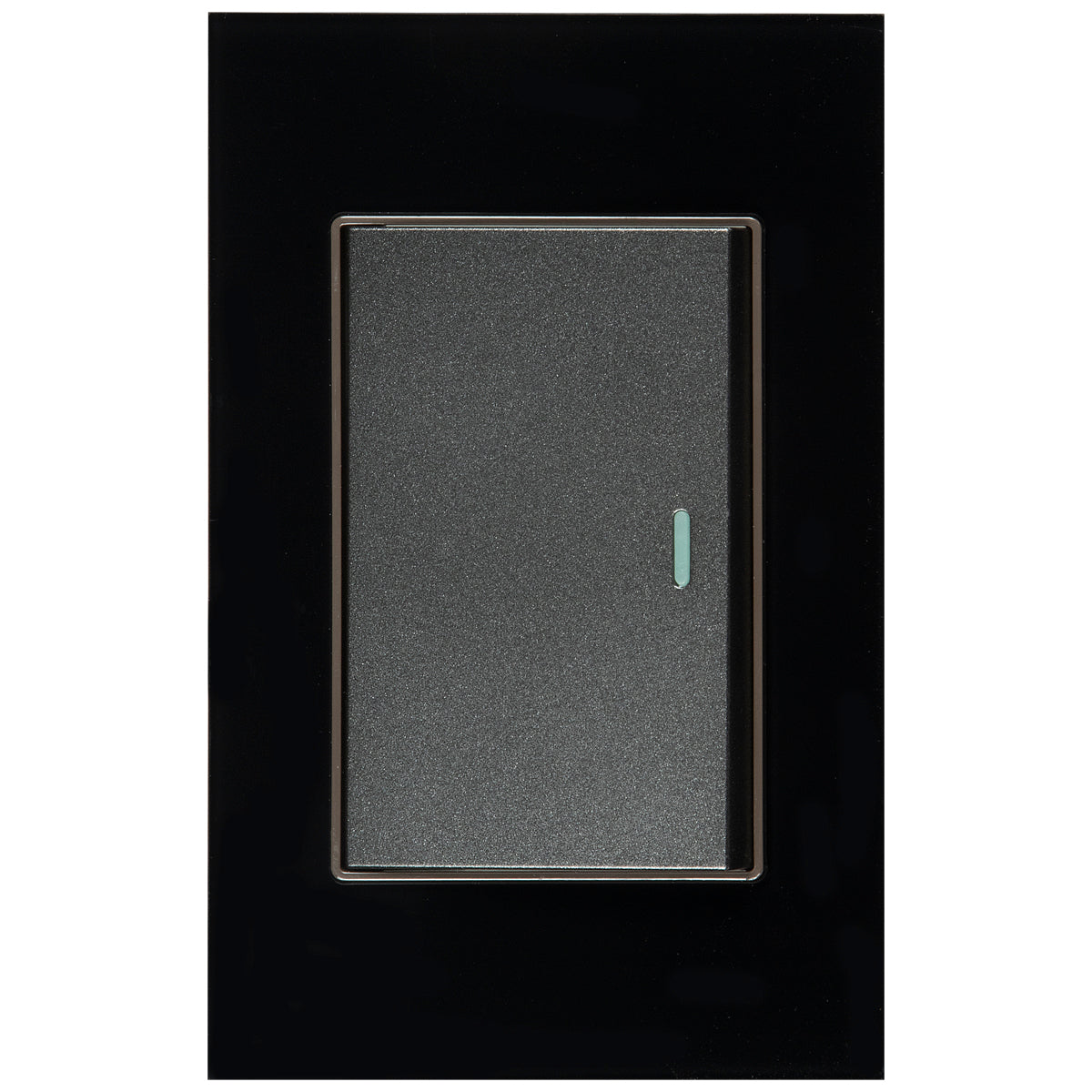 Tekno Simple Black Acrylic Switch 1 Way 15A 125V