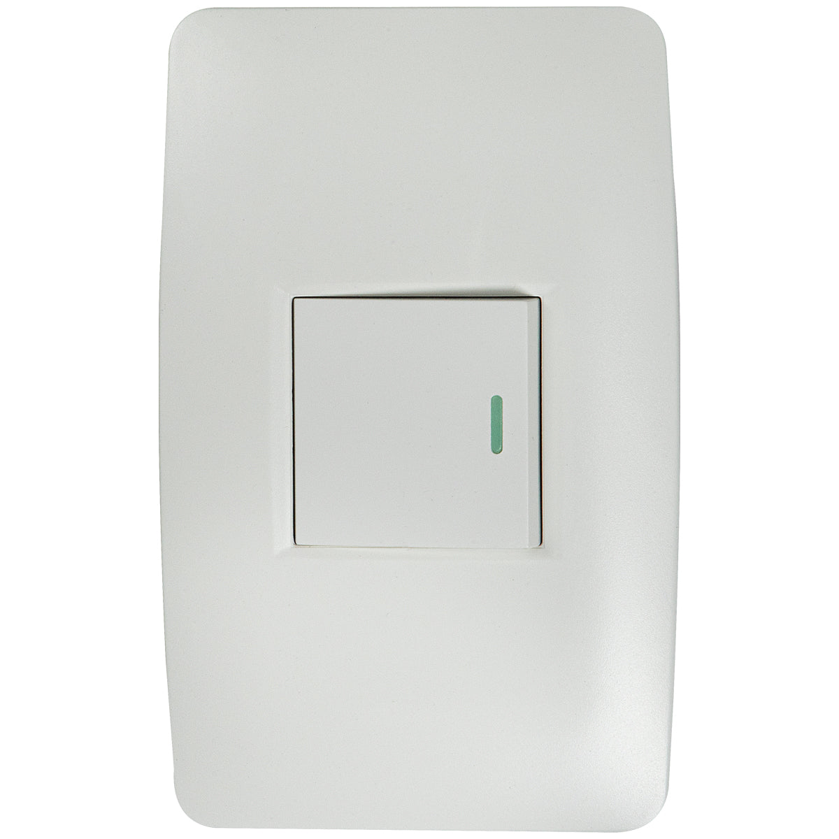 Tekno Simple White Acrylic 2-Way Switch