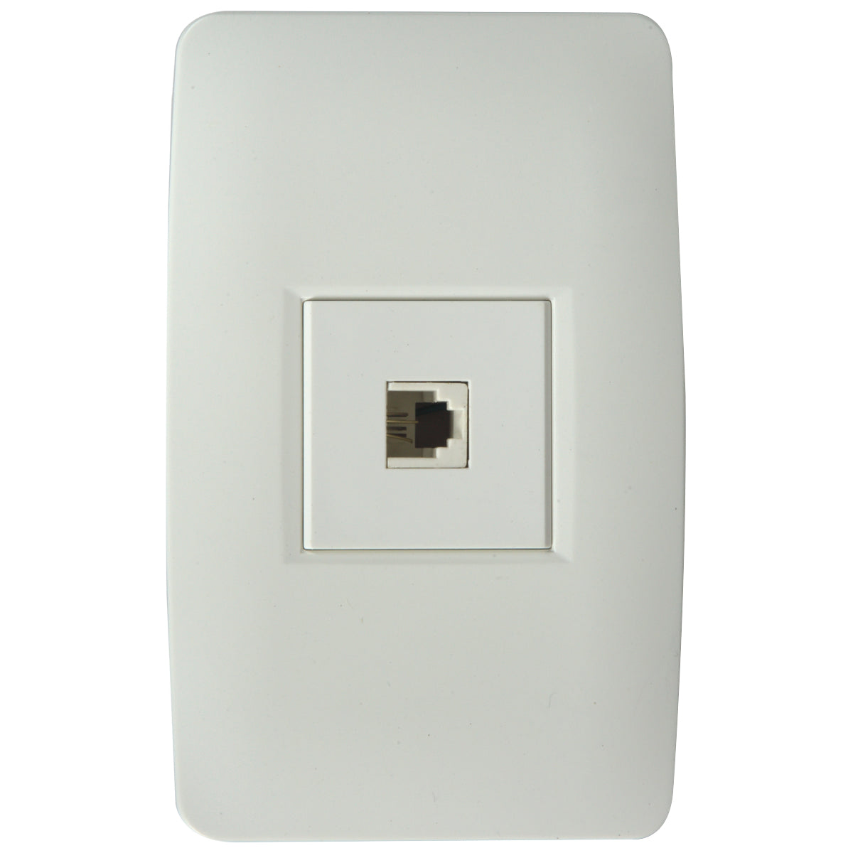 Tekno RJ11 Telephone Outlet White 118T