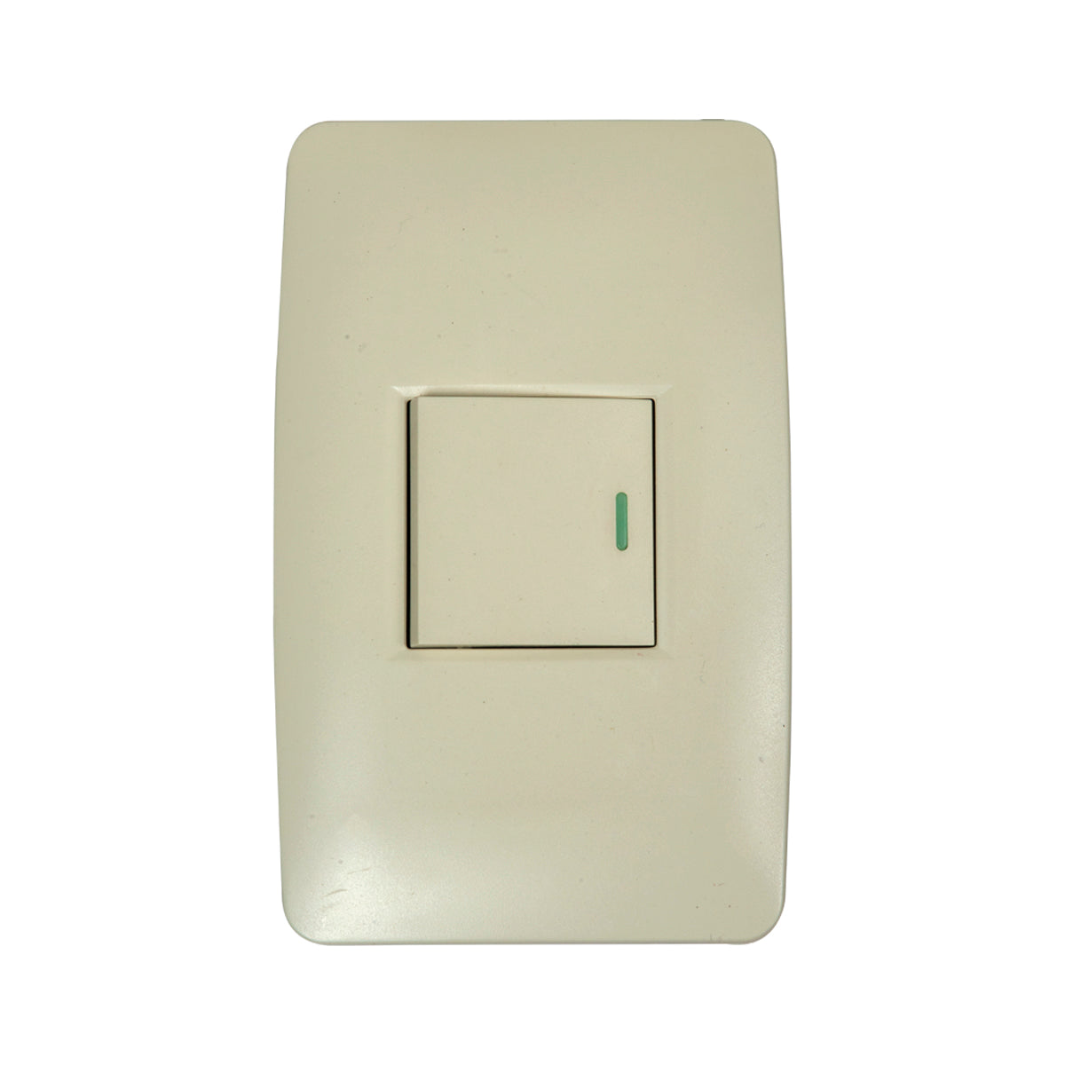 Tekno Simple Acrylic Ivory 1 Way Switch