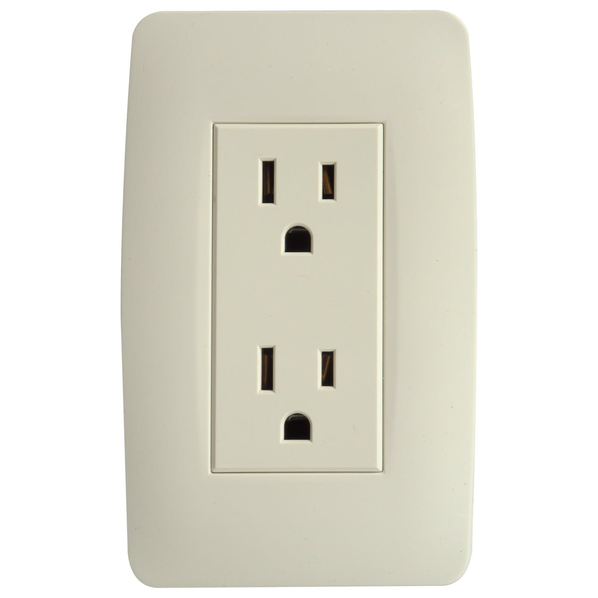 Tekno Double Polarized Ivory 15A 125V 118T Outlet