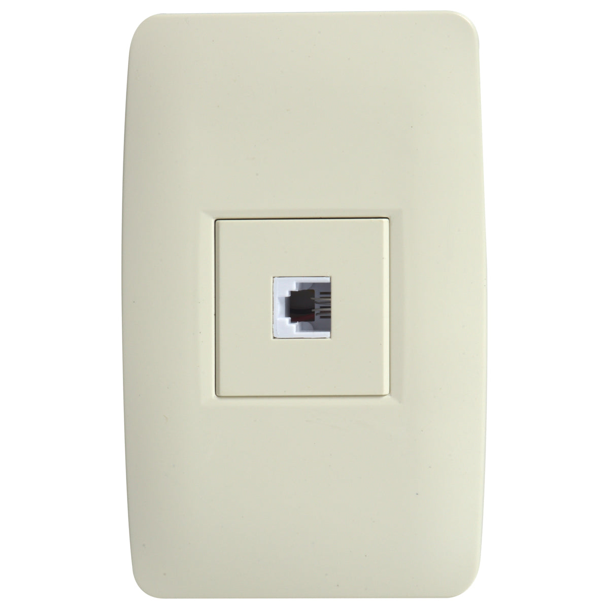 Tekno RJ11 Telephone Outlet Ivory 118T