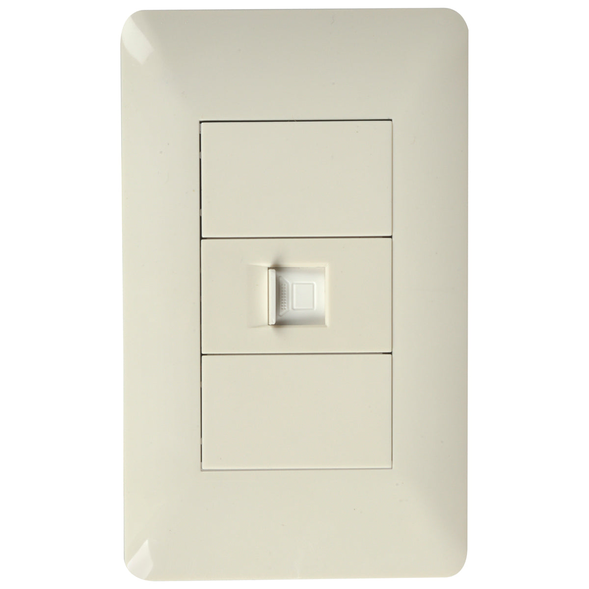 Tekno Ivory Ja RJ45 LAN outlet