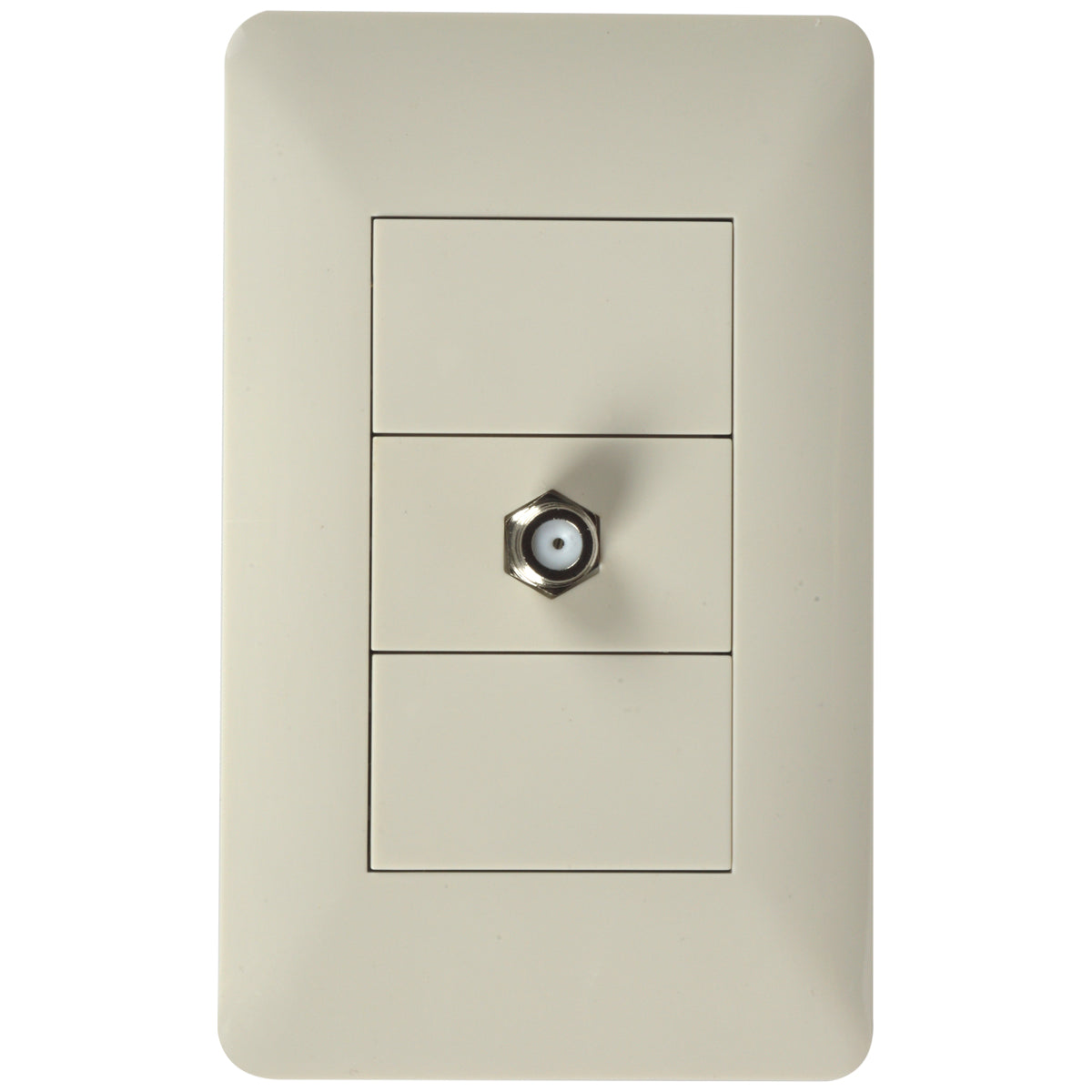 Tekno Ivory JA Coaxial TV Outlet