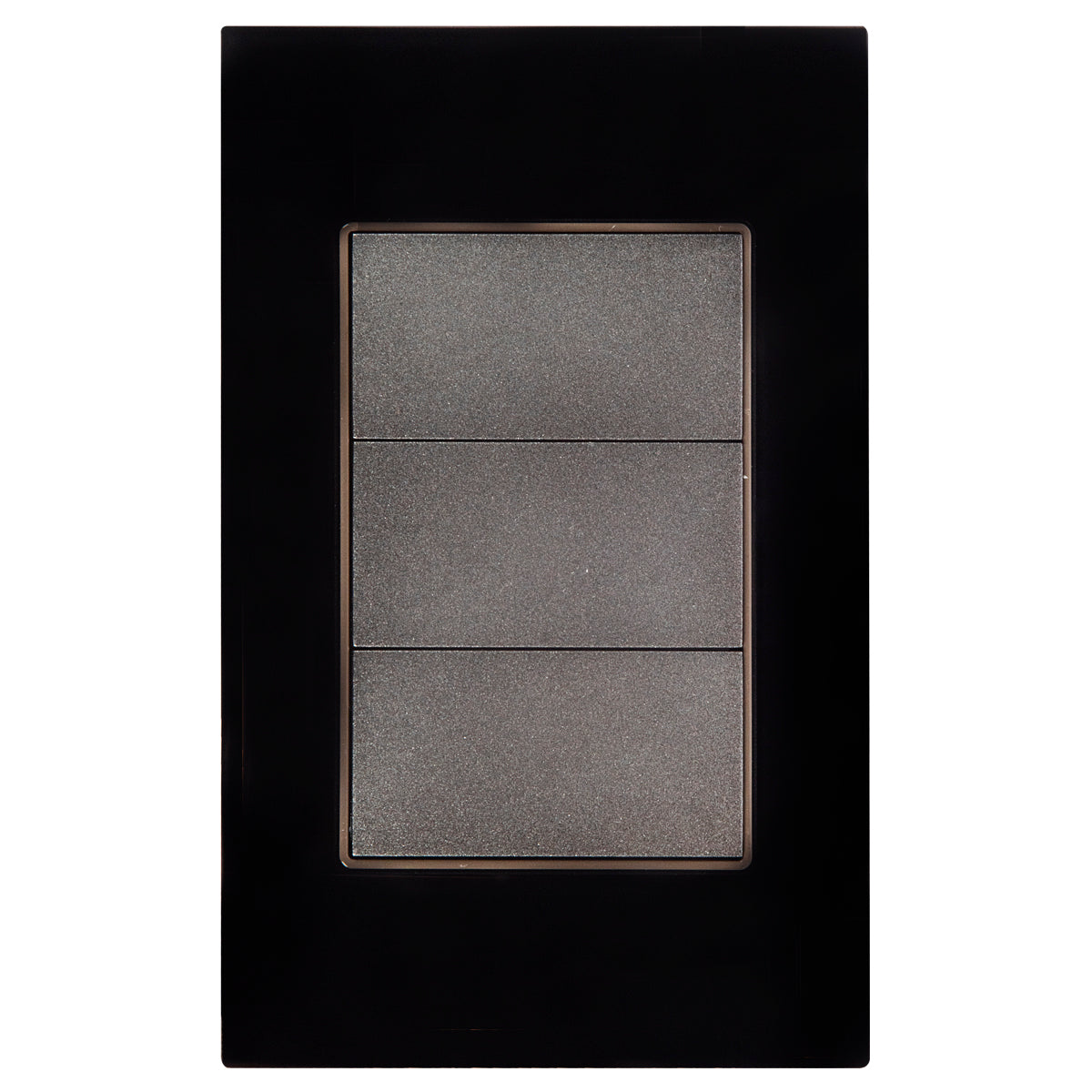 Placa Ciega Tekno Acrílico Negra 43x35cm