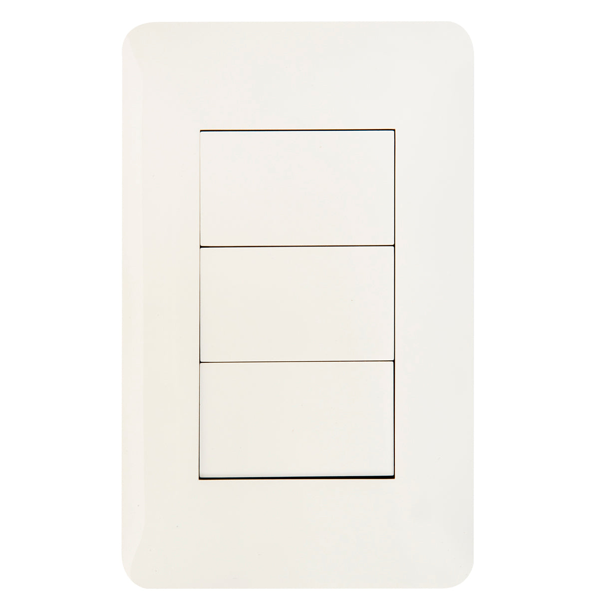 Placa Ciega Tekno Blanca 43x35cm
