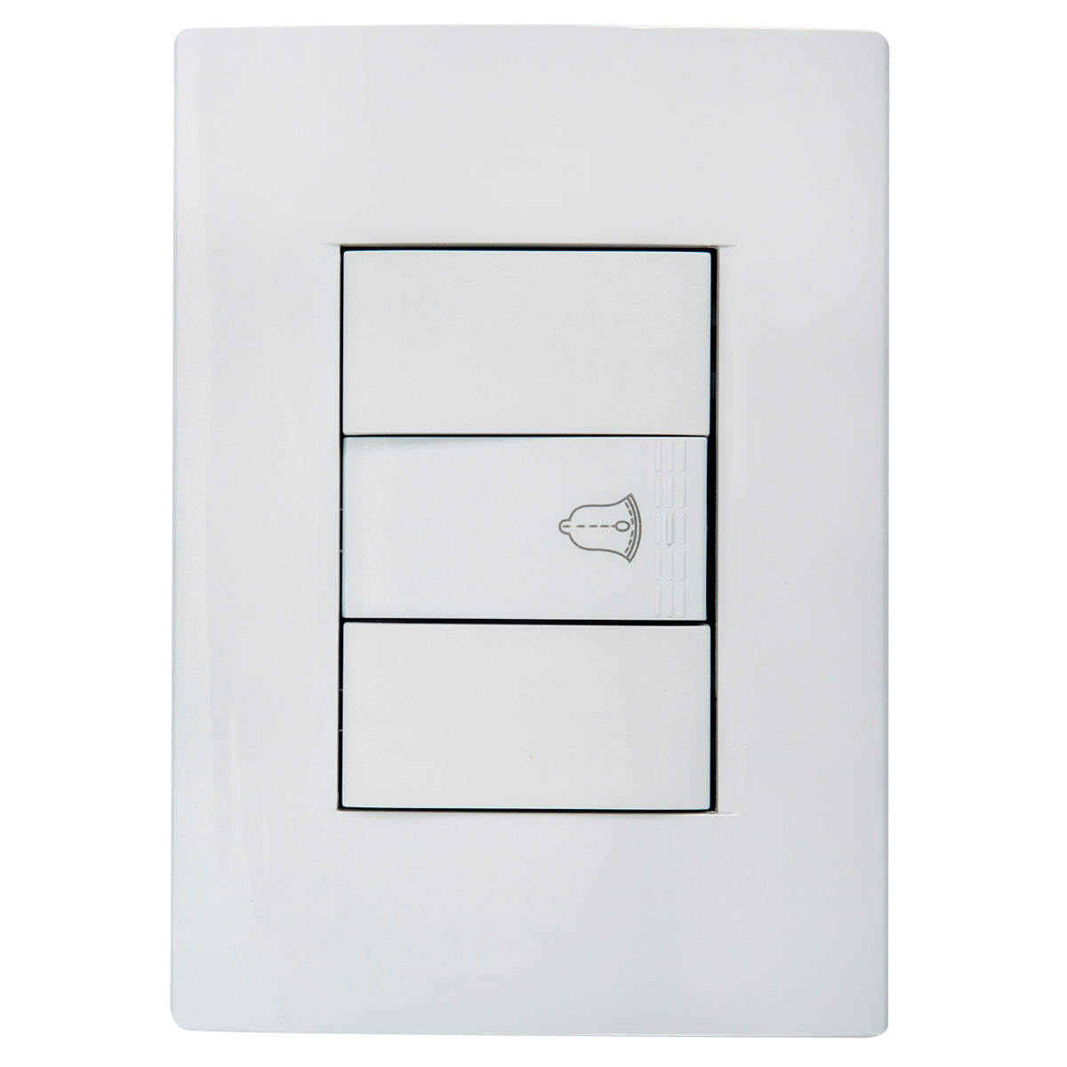 Tekno Doorbell Button 10A 120V White
