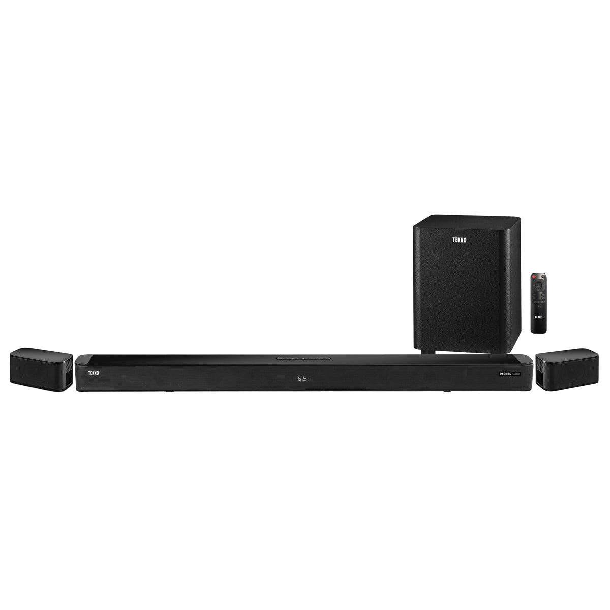 Tekno 5.1CH Sound Bar with Subwoofer and Bluetooth 230W Black