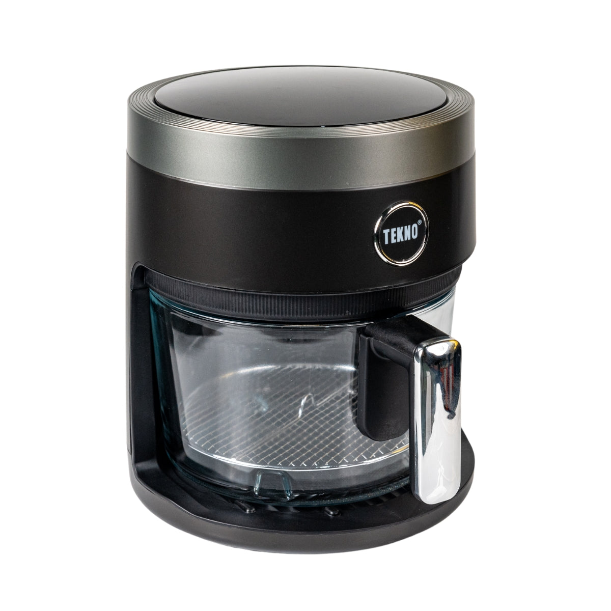 Tekno Air Fryer with Glass Basket 1200W 4L Black | TK-QFAF394013