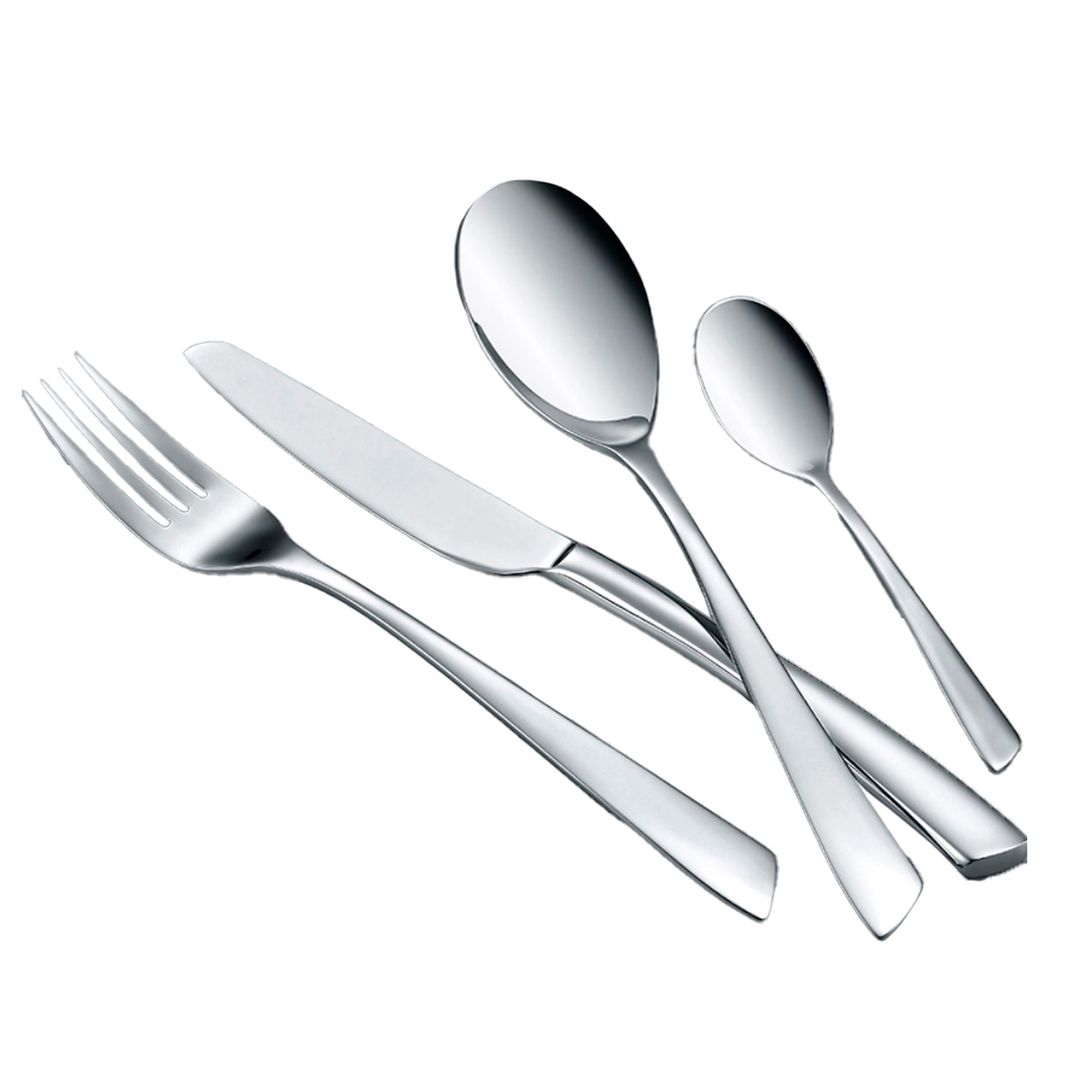 16-Piece Stainless Steel Cutlery Set Silver