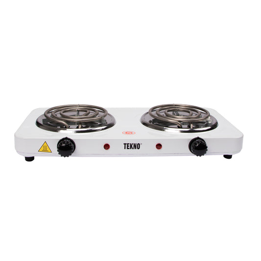 Hornilla Eléctrica Tekno Blanca 2 Quemadores - 1000w - TK 003