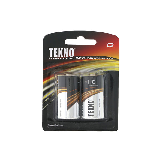 Pack of 3 Tekno LR14 2B Type C Alkaline Batteries