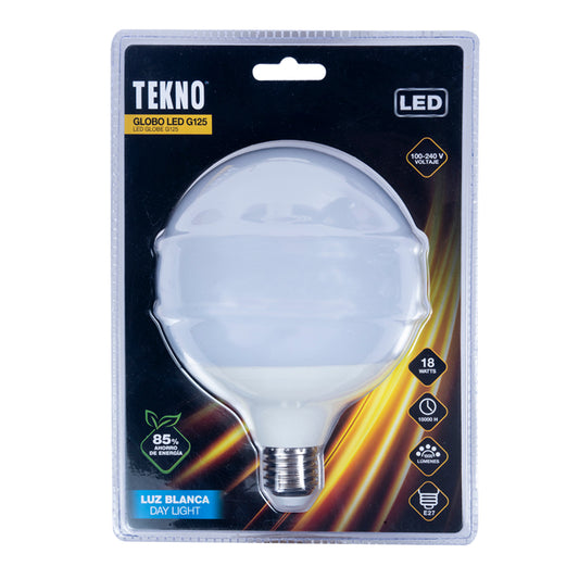 Foco Led Globo Tekno 18W E27 Luz Blanca