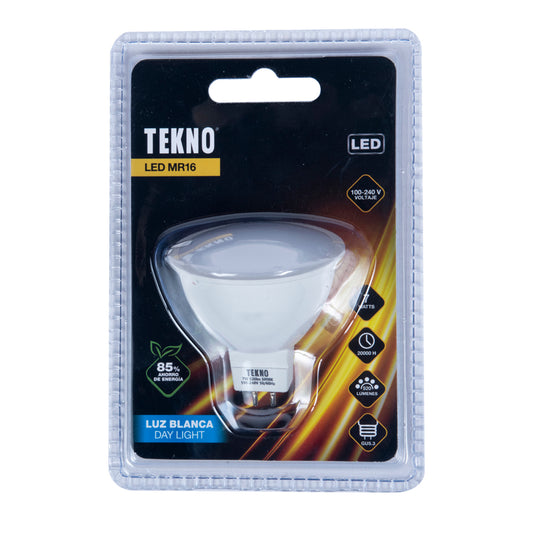Foco Led Dicroico Tekno 7W GU5.3 Luz Blanca
