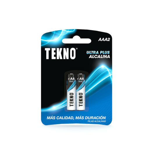 Pack of 8 Tekno LR03UP 2B Ultra Plus Triple A Alkaline Batteries