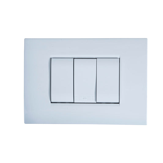 Interruptor Simple Tekno Conmut Blanco