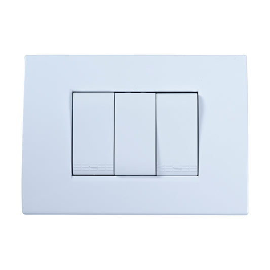 Interruptor Doble Tekno Blanco