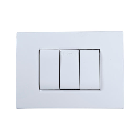 Interruptor Doble Tekno Conmut Blanco