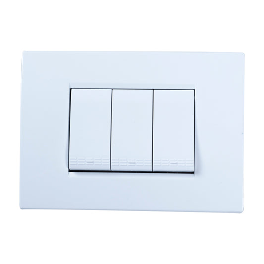 Interruptor Triple Tekno Ivory
