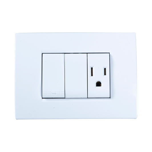 Interruptor Conmut Tekno Blanco
