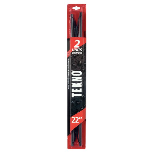 Tekno Straight Windshield Wipers 22” - 2 Units 