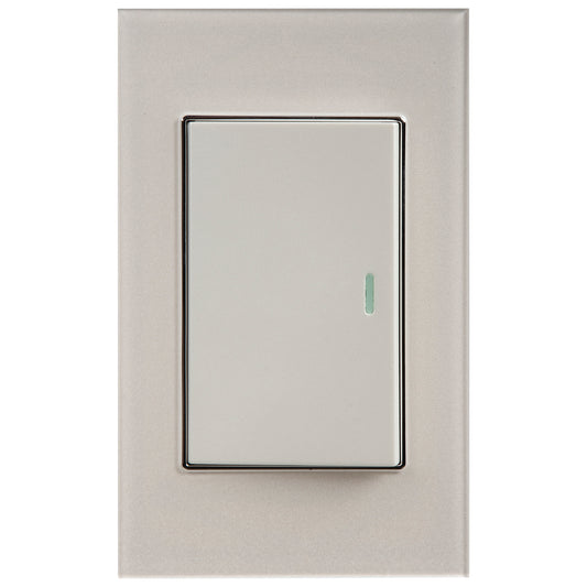 Interruptor Tekno Simple Acrílico Ivory 1 Vía 15A 125V