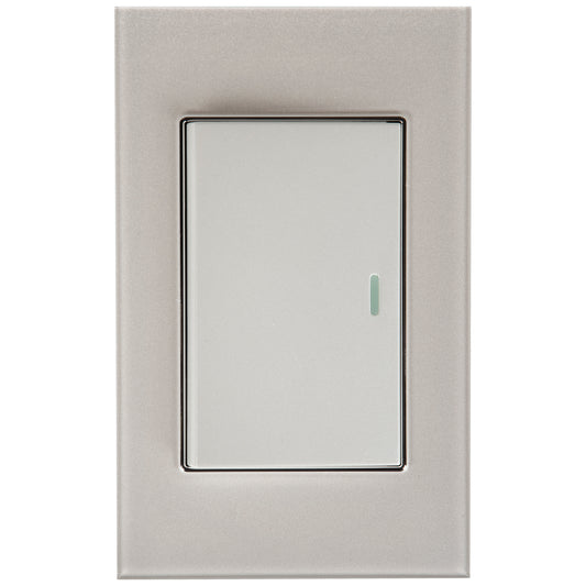 Interruptor Tekno Simple Acrílico Ivory 2 Vías 15A 125V