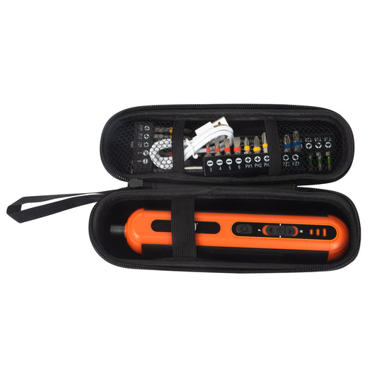 Destornillador Inalámbrico Tekno Naranja con Negro 4V