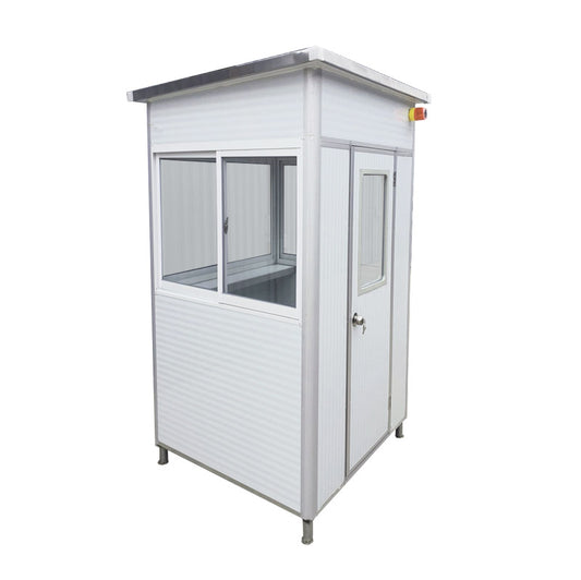 Garita de seguridad metálica transportable
